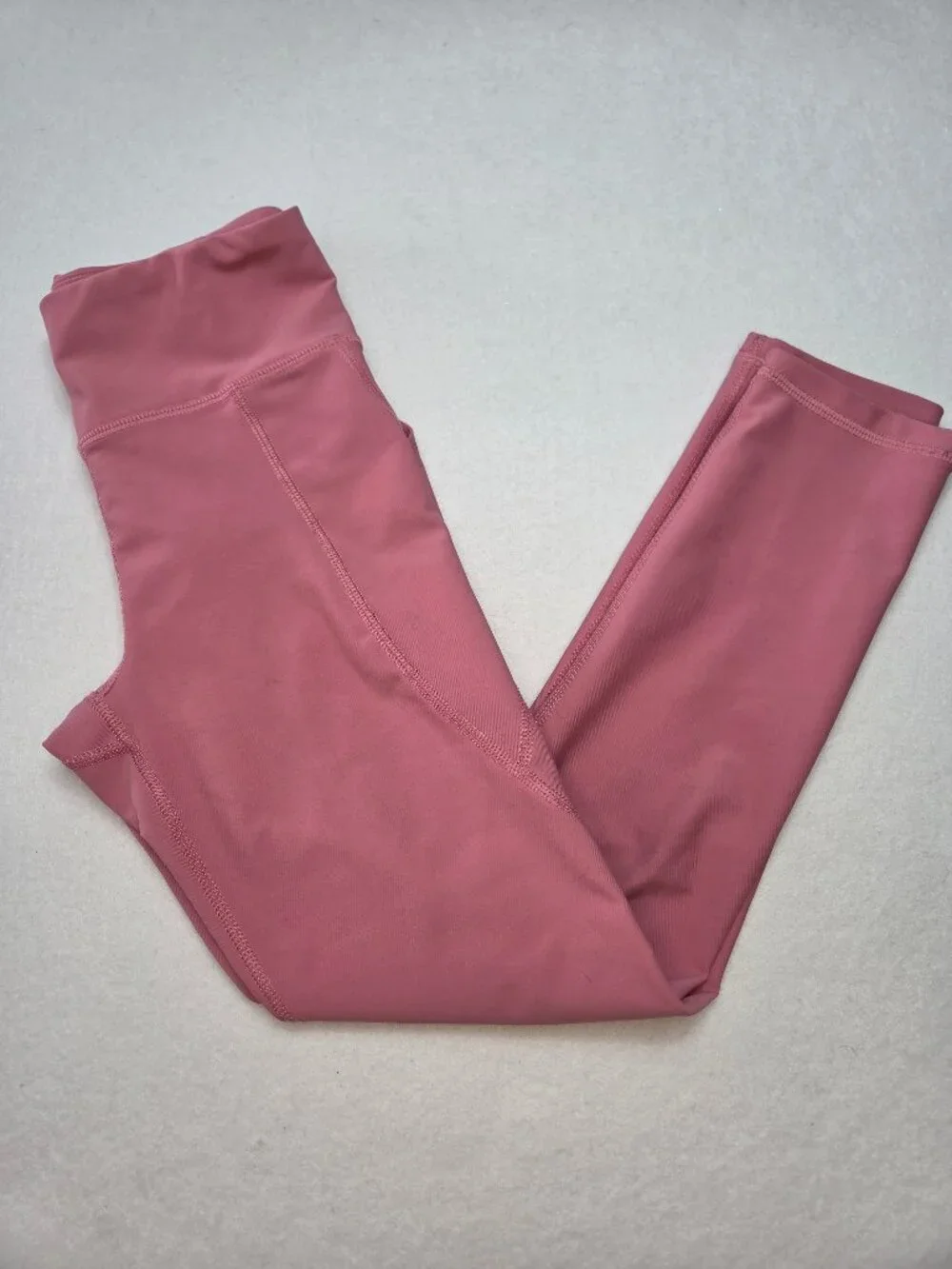 Old Navy Leggings Active Powersoft Pink High Rise Go-Dry Girls Size L (10-12)